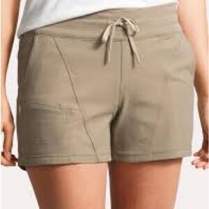 The North Face| Tan Cargo Shorts with Relaxed Fit